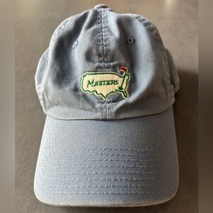 Masters Light Blue Golf Hat with Embroidered Logo